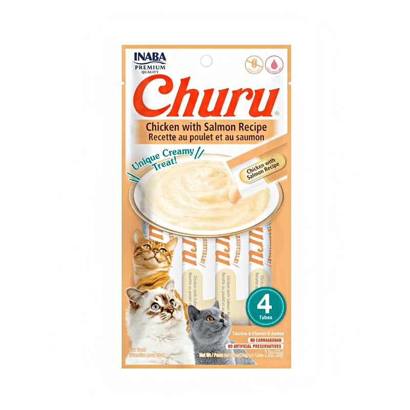 Churu Pollo con Salmón